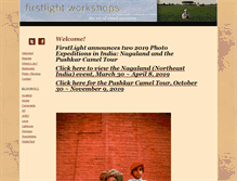 Tablet Screenshot of firstlightworkshop.com